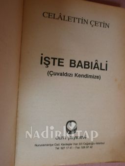 İŞTE BABIALİ