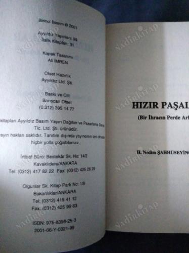 Hızır Paşalar (Bir İhracın Perde Arkası)