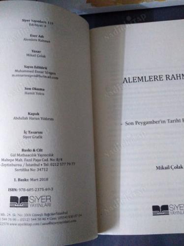 ALEMLERE RAHMET - SON PEYGAMBERİN TARİHİ ROMANI 3