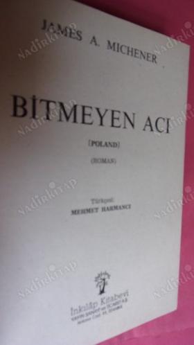 BİTMEYEN ACI-- İLK BASIM --