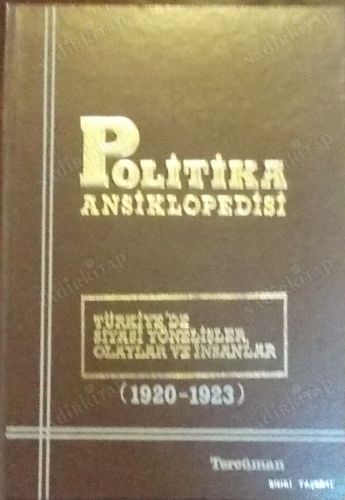 Politika Ansiklopedisi 1-2 Cilt takım