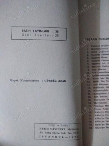 Kabe'ye Doğru Büyük Kısas-ı Enbiya Hazreti Elyesa Peygamberler Tarihi 22