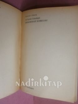 12 EYLÜL GÜNLÜĞÜ DEMOKRASİ KORKUSU