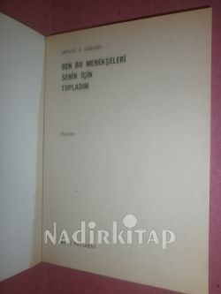 BEN BU MENEKŞELERİ SENİN İÇİN TOPLADIM
