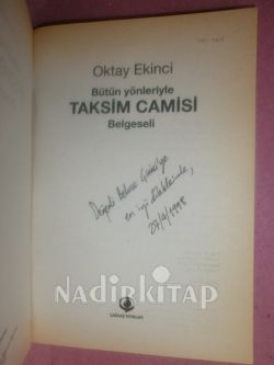 BÜTÜN YÖNLERİYLE TAKSİM CAMİSİ BELGESELİ / İMZALI