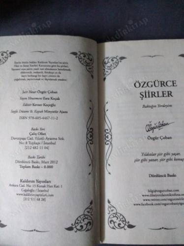 ÖZGÜRCE - ŞİİRLER