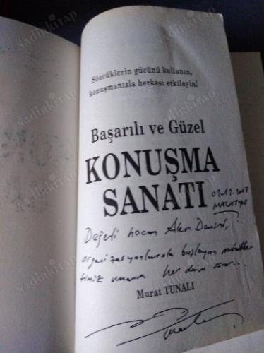 BAŞARILI VE GÜZEL KONUSMA SANATI (İMZALI İTHAFLI)
