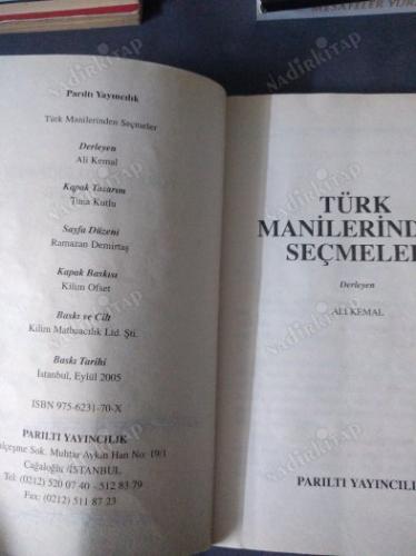 TÜRK MANİLERİNDEN SEÇMELER
