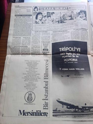 Günaydın Gazetesi - Turkish Newspaper - 20 Mayıs 1981 - Atatürk'ün evinin üstüne uçakla dalışlar yapan Yunanlı bomba atacağını söyleyince ortalık karıştı - deli Yunanlı İlias Diamantopulos olay sırasında Cesne tipi uçak kullandı fotoğraf - Deli Yunanlı İlias Diamantopulos selanik'teki Atatürk törenini alt üst etti - Bin üçyüz altmış öğrencinin meydana getirdiği canlı Atatürk tablosu Fotoğrafı - en parlak 19 Mayıs Bayramı kutlamaları Bu yıl yapıldı - Atatürk'ün doğumunun 100'üncü yıldönümü nedeniyle  Samsunda yaptırılacak olan ilk adım Atatürk anıtı'nın temeli Kenan Evren tarafından atıldı Fotoğrafı - Kenan Evren terör tüm insanlıkla birlikte Türk gençliğini de hedef aldı dedi - İngiliz BBC televizyonunda Atatürk'e dil uzatılması tepki yarattı - Türkiye'de Doğan Amerikalı ünlü yazar William Saroyan öldü Fotoğrafı - Atatürk'ün 100'üncü doğum yılı nedeniyle bastırılan altın ve gümüş hatıra paralar bugün satışa çıkarılıyor - Kıbrıs Türk Federe devletinde 19 Mayıs kutlaması - 19 Mayıs 1919
