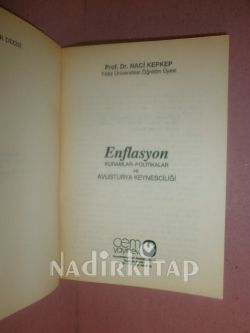 ENFLASYON KURAMLAR - POLİTİKALAR VE AVUSTURYA KEYNESCİLİĞİ