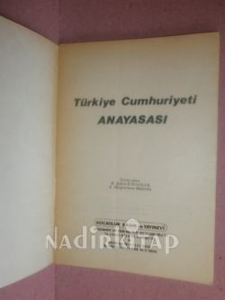 TÜRKİYE CUMHURİYETİ ANAYASASI