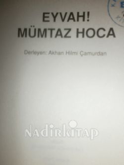 EYVAH MÜMTAZ HOCA