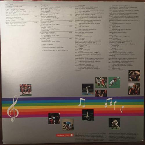 Various - Games Of The XXI Olympiad Montréal 1976 Original Soundtrack Music Of The Official Ceremonies / Canada 1976 / Compilation LP