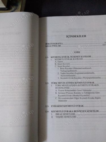 KIYMETLİ EVRAK HUKUKU