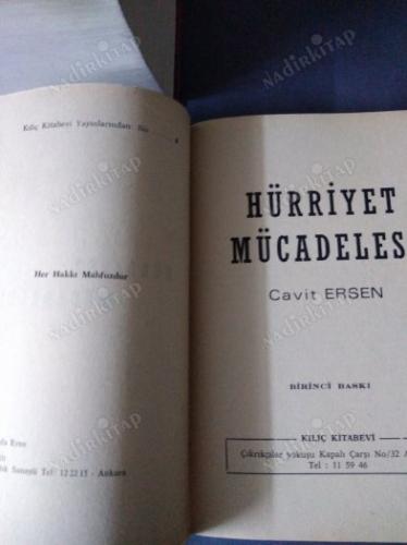 HÜRRİYET MÜCADELESİ