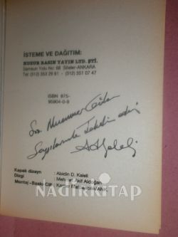 Siyasetin Temel Unsurları (Muammer Güler'e İmzalanmış Kitap)
