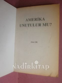 Amerika Unutulur mu'