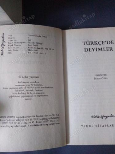 TÜRKÇE'DE DEYİMLER