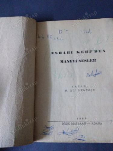 TARSUS ESHABI KEHF'DEN MANEVİ SESLER