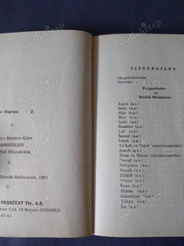 KUR'AN-I KERİM'E Göre PEYGAMBERLER ve TEVHİD MÜCADELESİ (1.Cilt)
