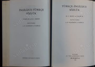 The Oxford Turkish-English / Turkish-English Dictionary (2 Cilt-Takım)