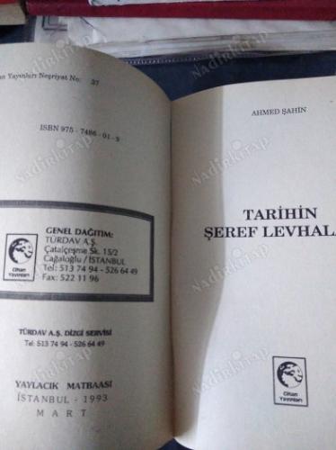 TARİHİN ŞEREF LEVHALARI