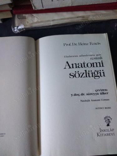ULUSLARARASI ADLANDIRMAYA GÖRE RESİMLİ ANATOMİ SÖZLÜĞÜ
