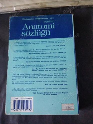 ULUSLARARASI ADLANDIRMAYA GÖRE RESİMLİ ANATOMİ SÖZLÜĞÜ
