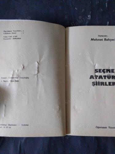 SEÇME ATATÜRK ŞİİRLERİ