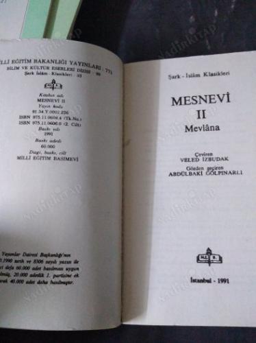 Şark İslam Klasikleri Mesnevi 2