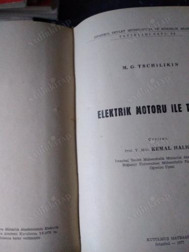 Elektrik Motoru İle Tahrik