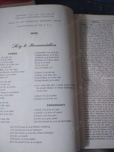 WORLD SCOPE ENCYCLOPEDIA - Vol. X: ROMULO-STEWART 1948