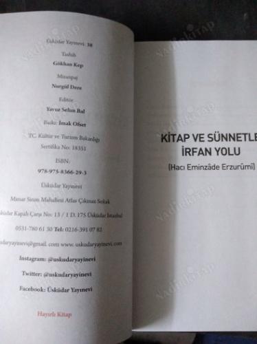 Kitap ve Sünnetle İrfan Yolu
