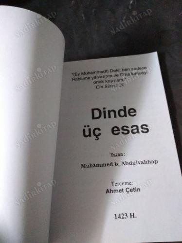 DİNDE ÜÇ ESAS