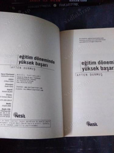 EĞİTİM DÖNEMİNDE YÜKSEK BAŞARI