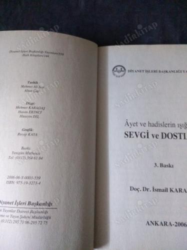 AYET VE HADİSLERİ IŞIĞINDA SEVGİ VE DOSTLUK