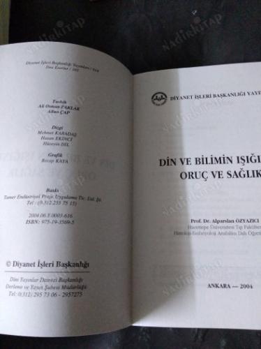 DİN VE BİLİMİN IŞIĞINDA ORUÇ VE SAĞLIK