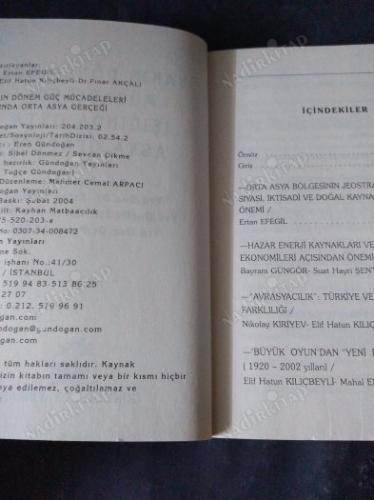 Yakın Dönem Güç Mücadeleleri Işığında Orta Asya Gerçeği