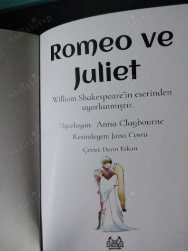 ROMEO VE JULİET BOL RESİMLİ TURUNCU SERİ