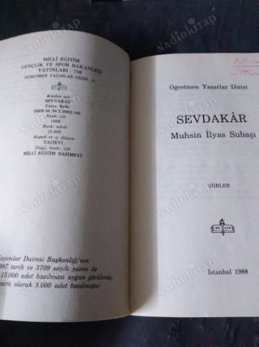 Öğretmen Yazarlar Dizisi SEVDAKAR