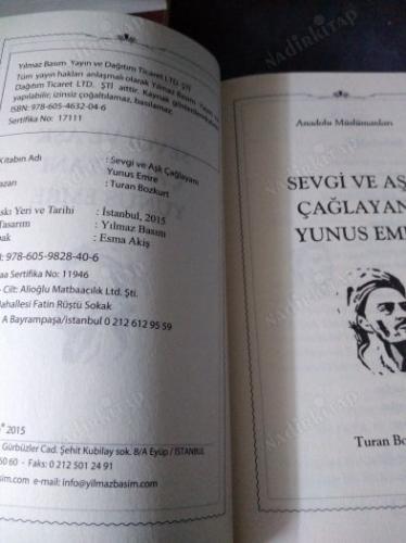 SEVGİ VE AŞK ÇAĞLAYANI YUNUS EMRE