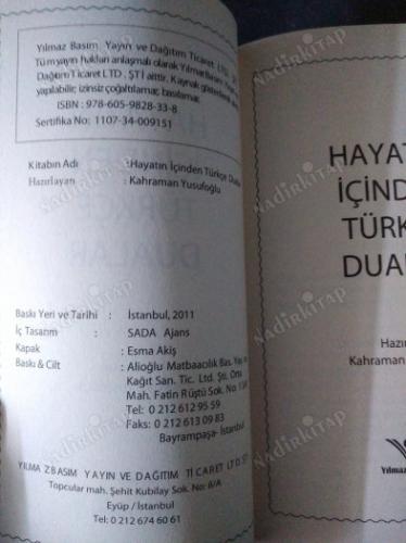 HAYATIN İÇİNDEN TÜRKÇE DUALAR