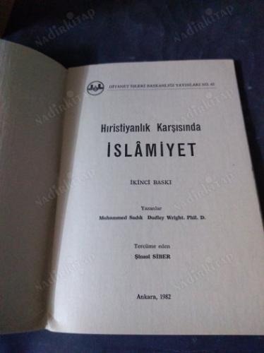 Hristiyanlık (Hıristiyanlık) Karşısında İslamiyet