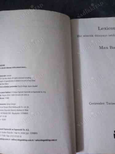BİR SÖZCÜK DÜNYAYI İSTİLA ETMEK ÜZERE LEXICON