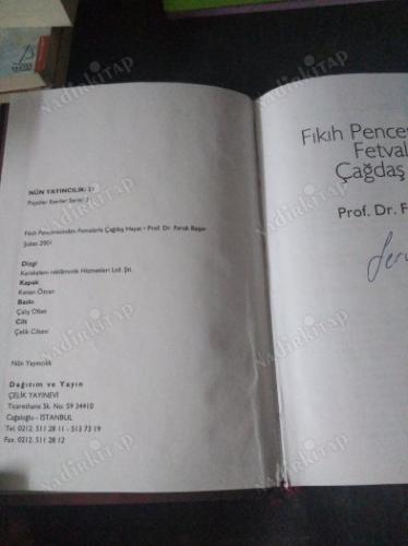 FIKIH PENCERİSİNDEN FETVALARLA ÇAĞDAŞ HAYAT