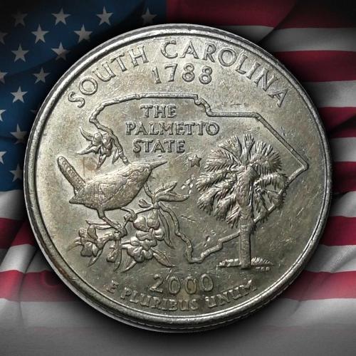 ABD 2000 YILI ¼ Dolar South Carolina ÇİL
