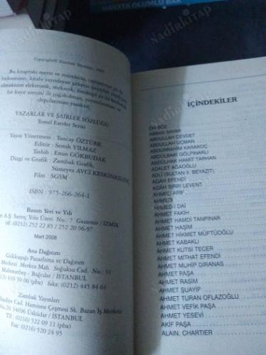 YAZARLAR VE ŞAİRLER SÖZLÜĞÜ