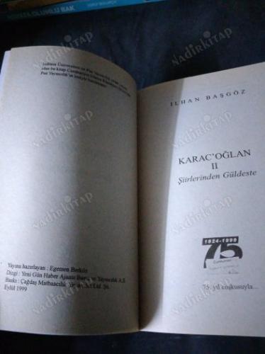KARACOĞLAN 2 ŞİİRLERİNDEN GÜLDESTE