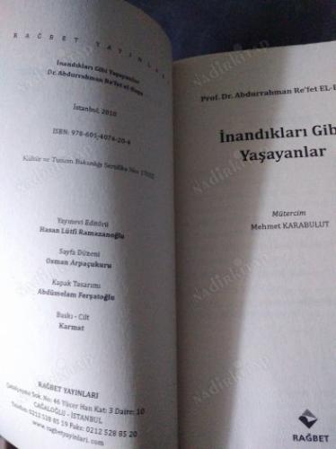 İnandıkları Gibi Yaşayanlar