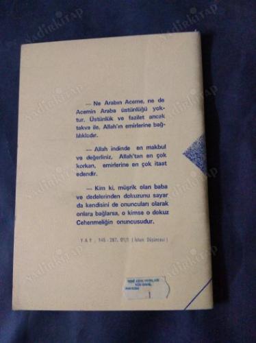 MÜSLÜMANIN MİLLİYETÇİLİK ANLAYIŞI